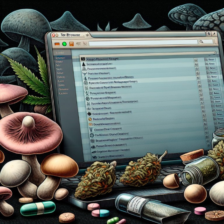 Easy access to diverse substances on the darknet dark market